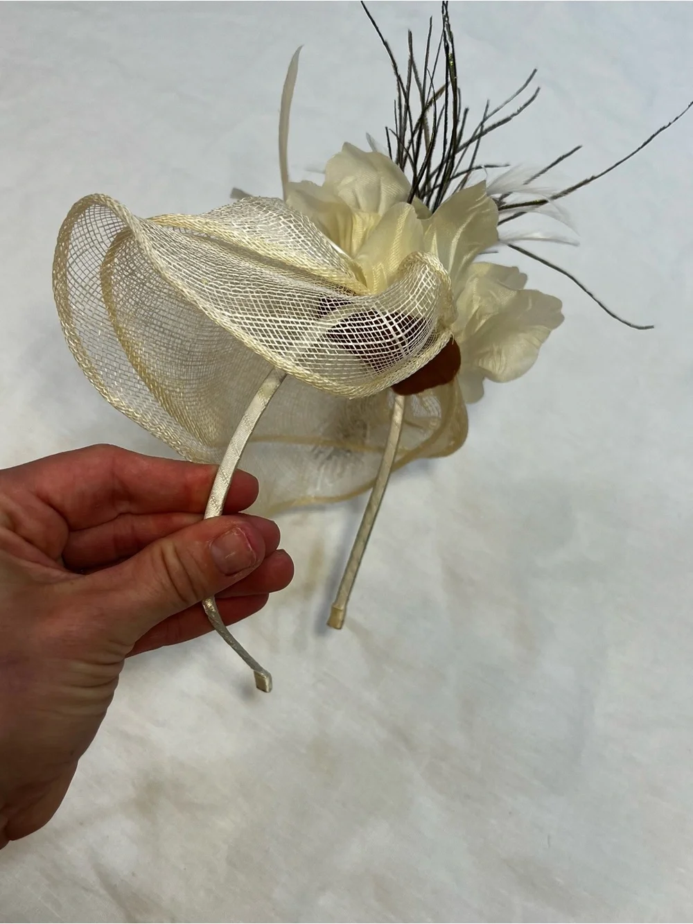 Vintage Inspired Bridal Headband Fascinator